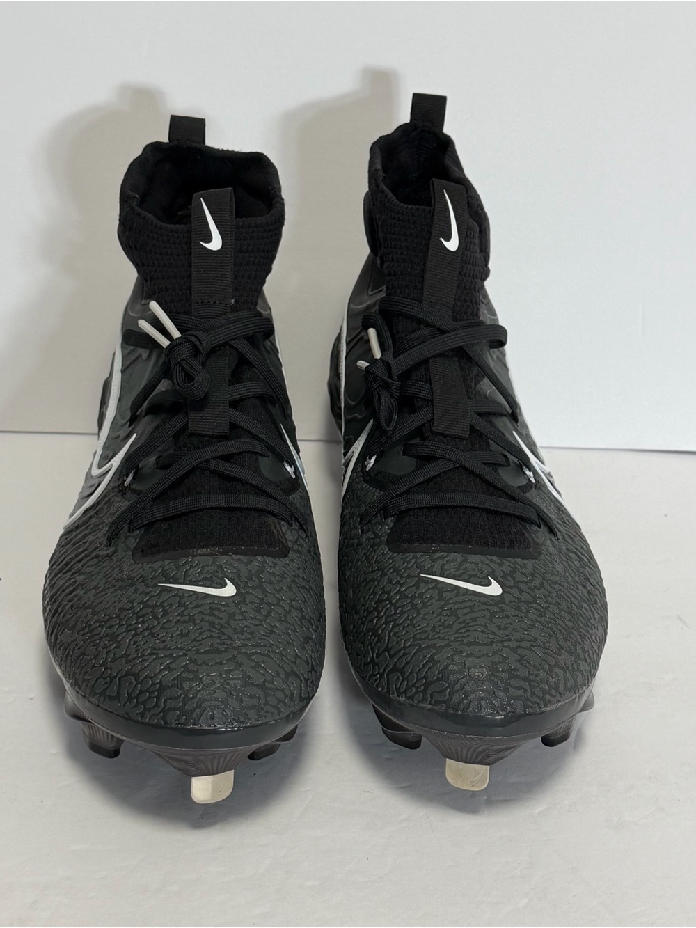 Nike Alpha Huarache NXT Black Metal Baseball Cleats DJ6517-010 Men's Size 11 - Picture 3 of 8